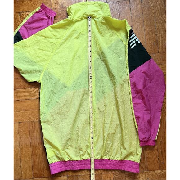RARE New Balance Womens S Neon Retro Sport Style Optiks Windbreaker Coco Gauff - Picture 8 of 12